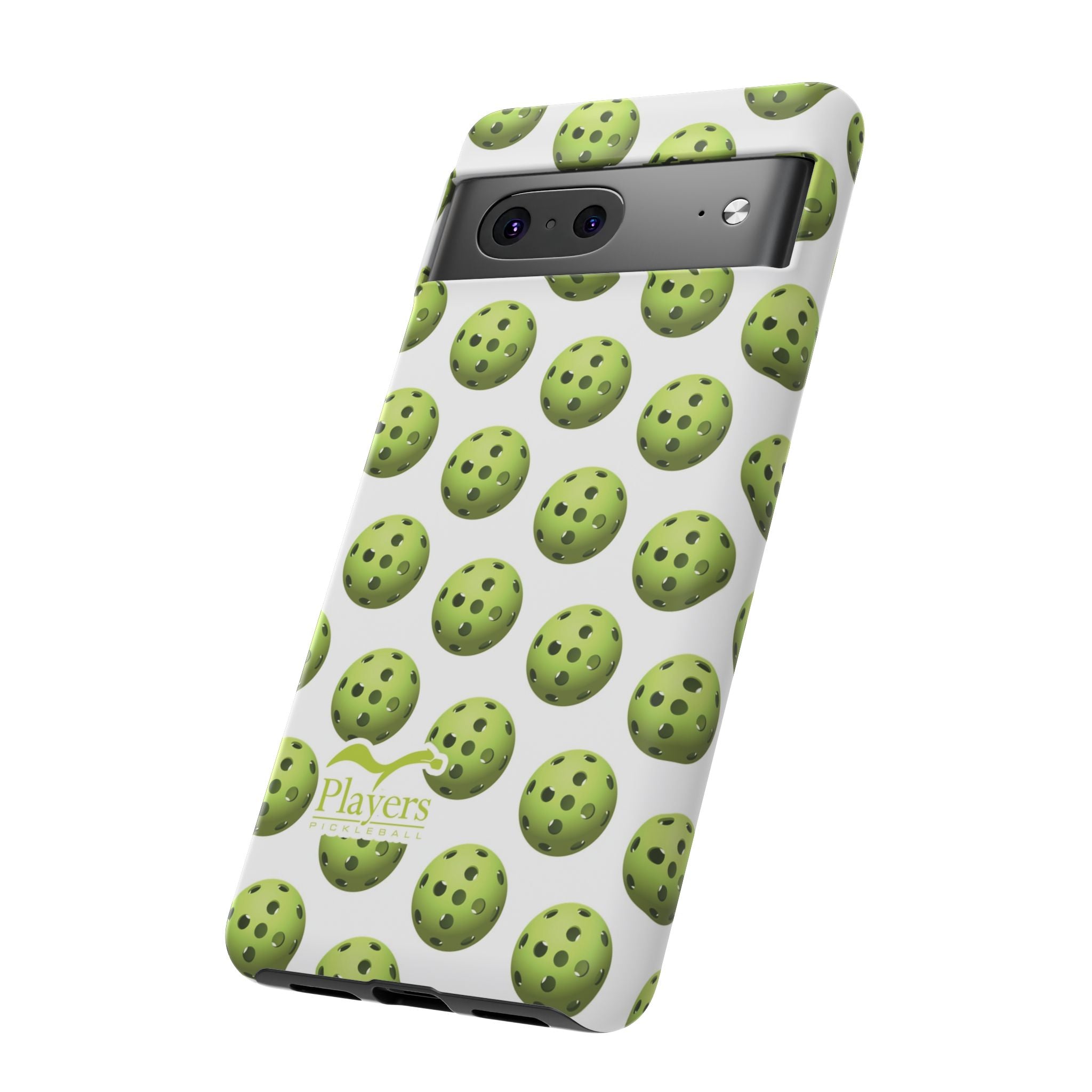 Pickleball Pattern Phone Cover (on White)