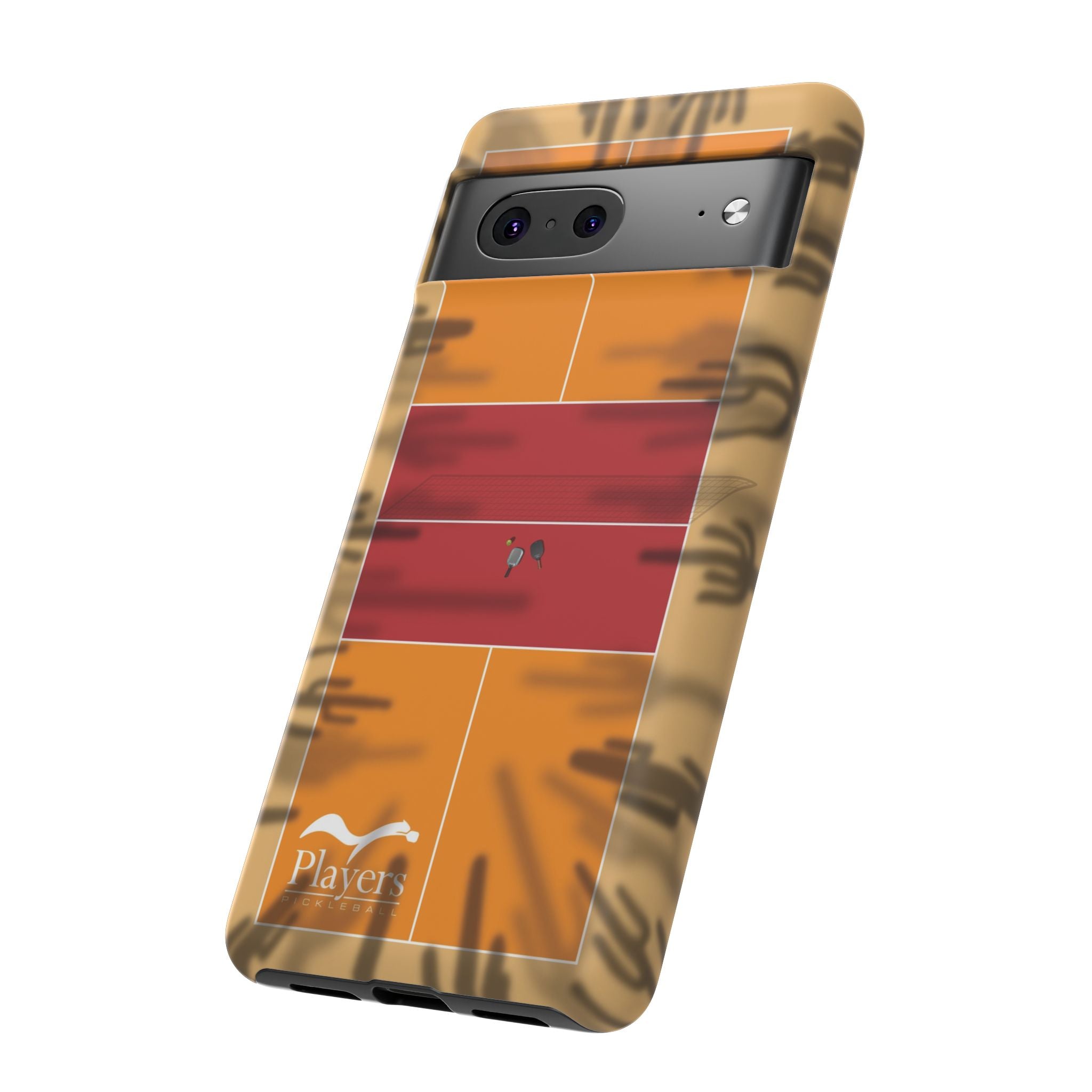 Pickleball Court Phone Cover - Southwest Saguaro Design