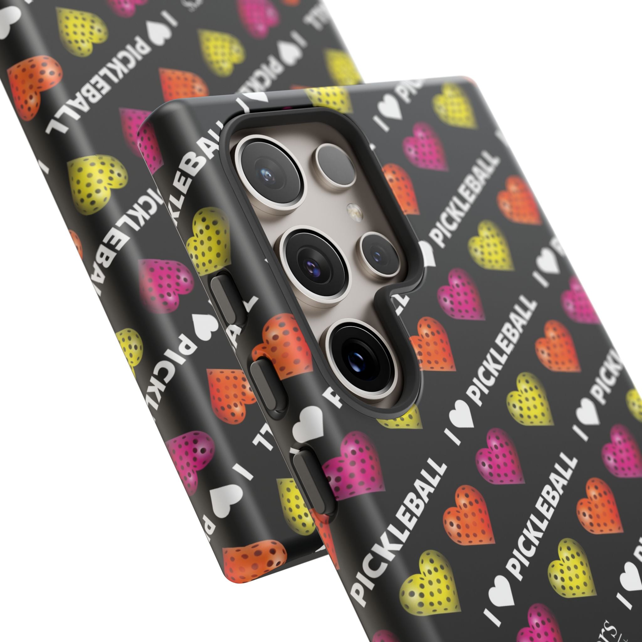 I Heart Pickleball Pattern Phone Cover