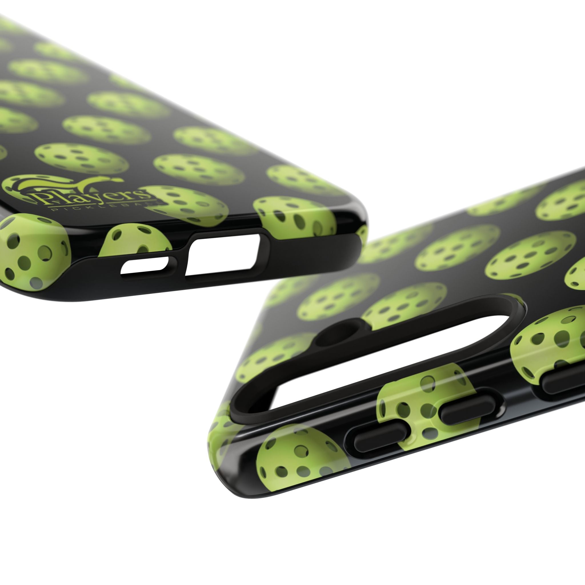 Pickleball Pattern Phone Cover (on Black)