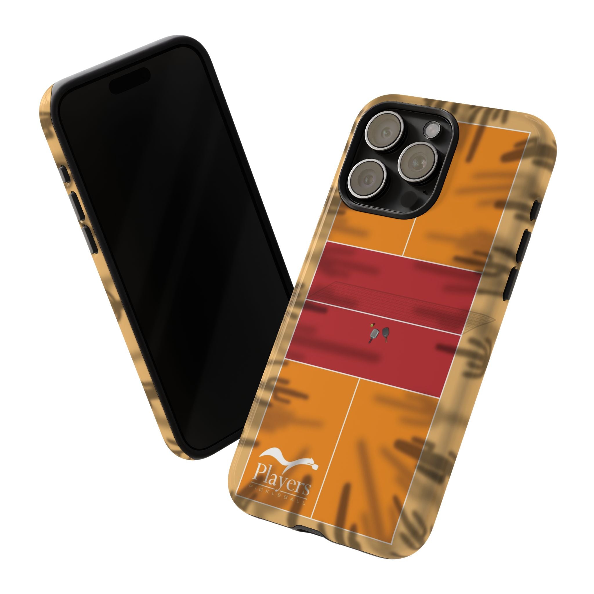 Pickleball Court Phone Cover - Southwest Saguaro Design