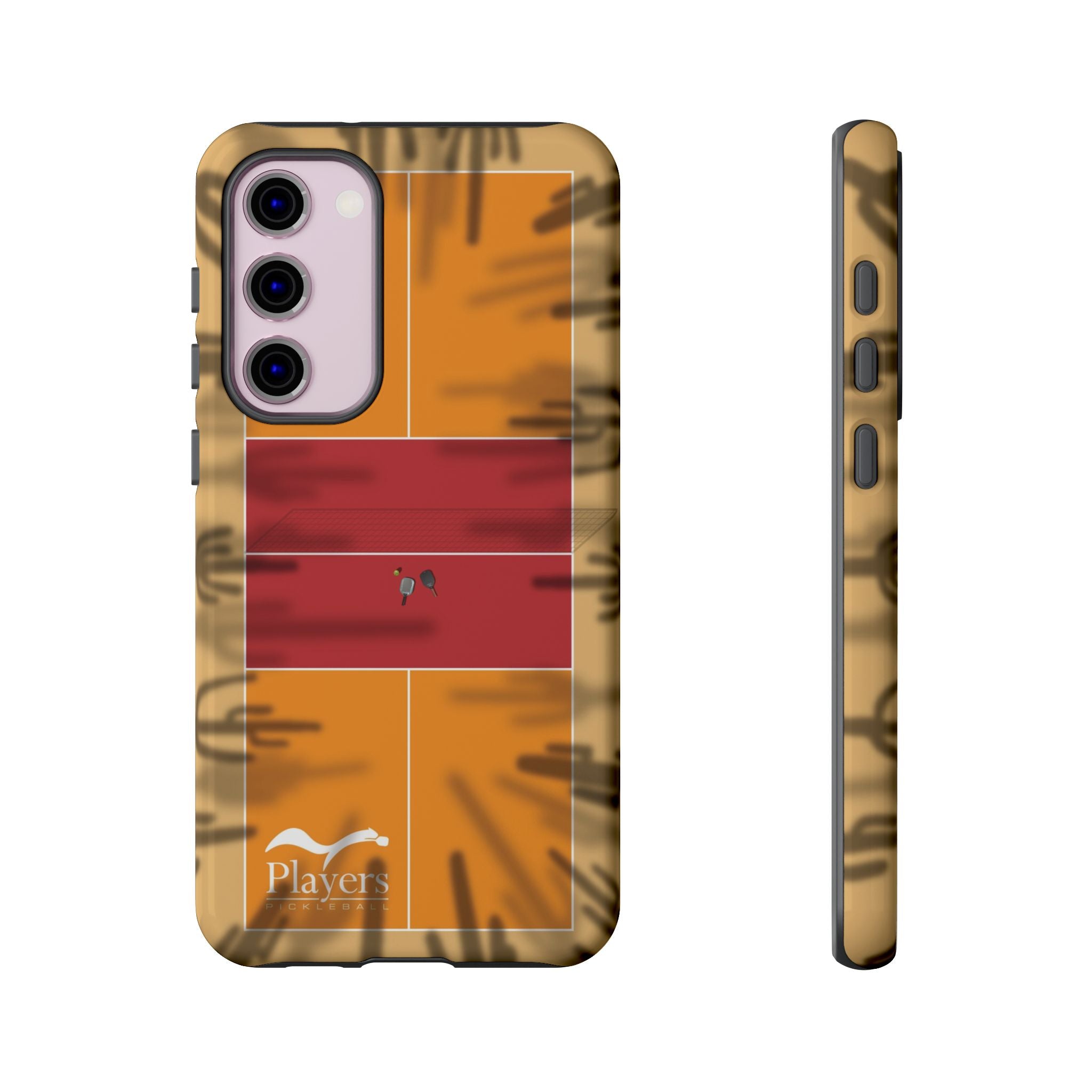 Pickleball Court Phone Cover - Southwest Saguaro Design