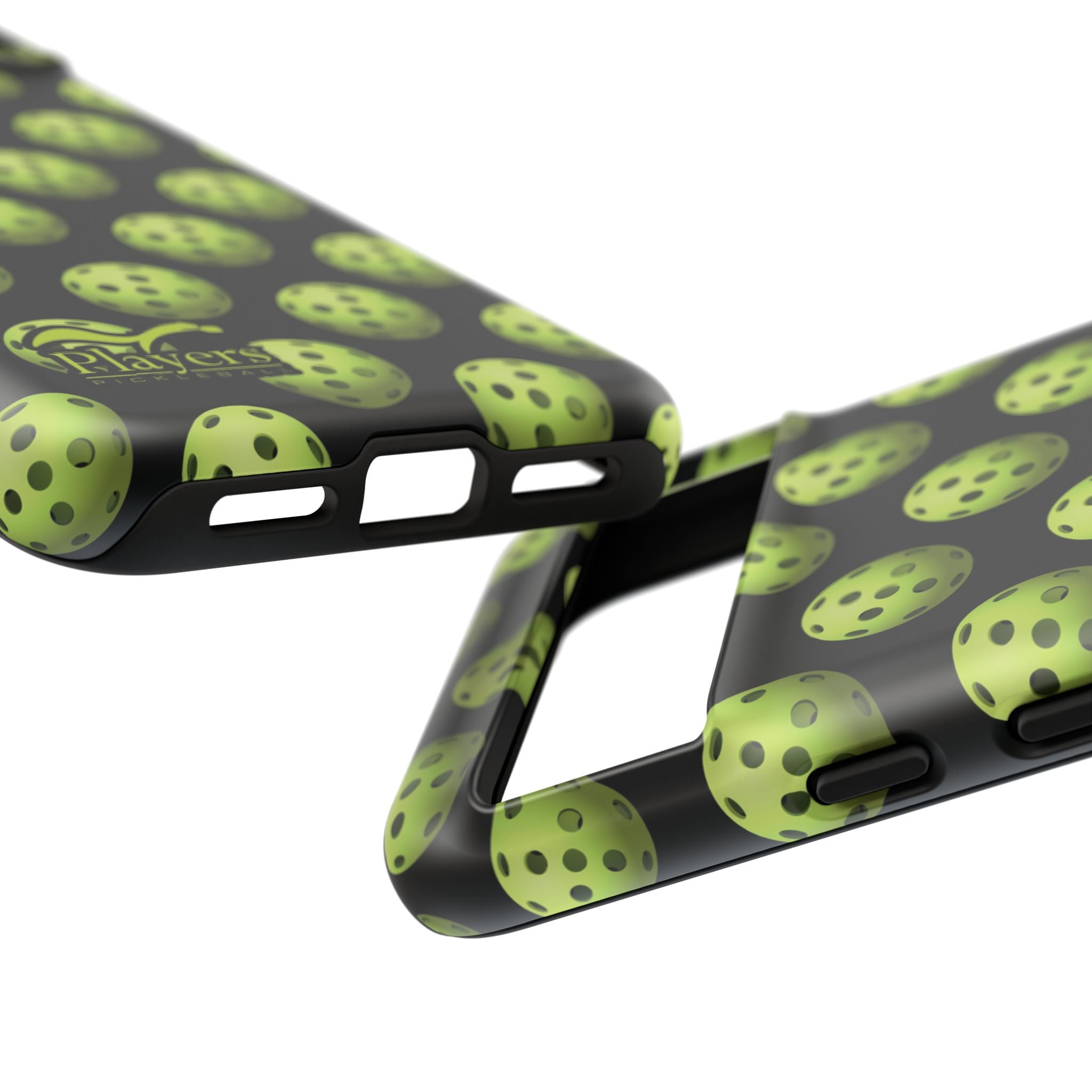 Pickleball Pattern Phone Cover (on Black)