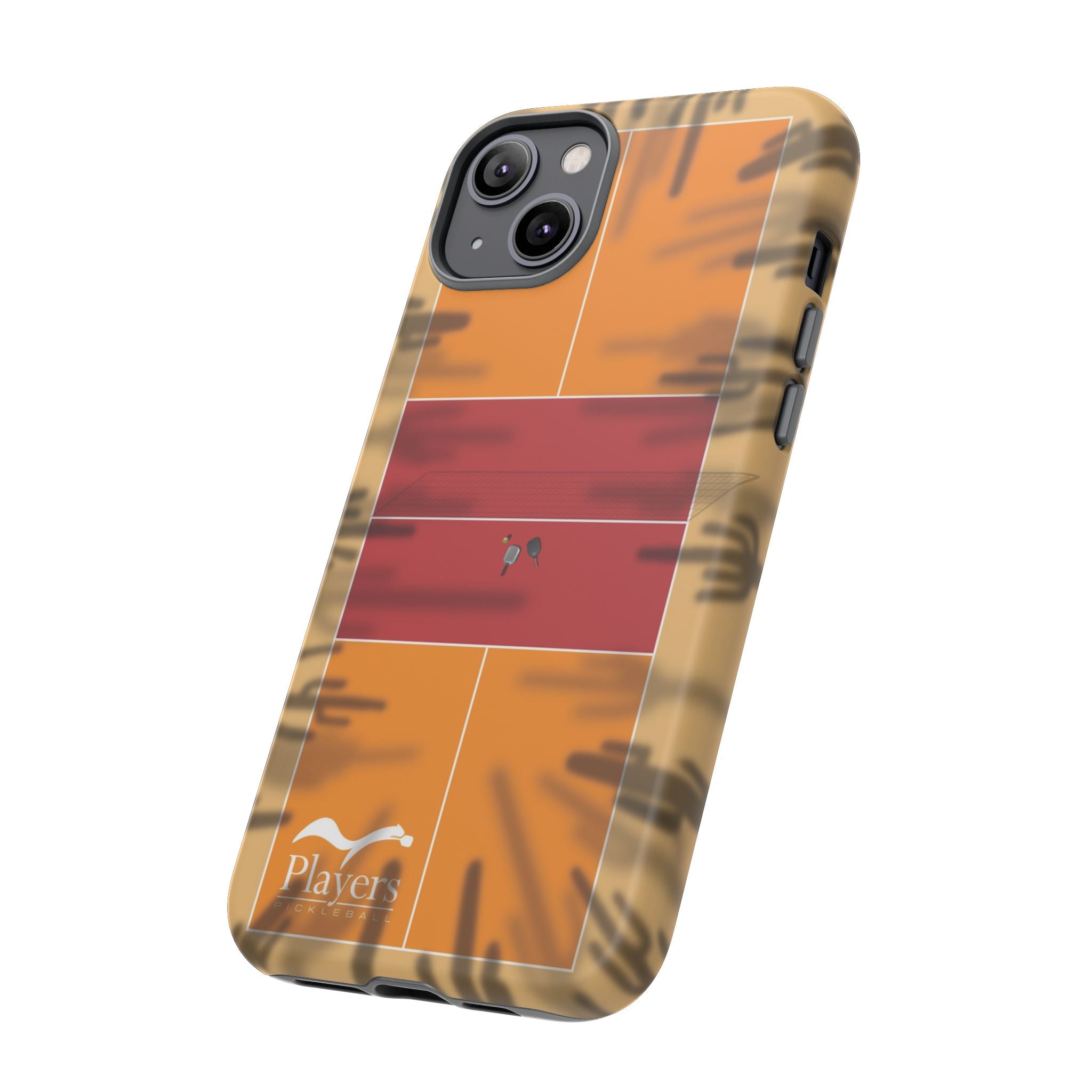 Pickleball Court Phone Cover - Southwest Saguaro Design