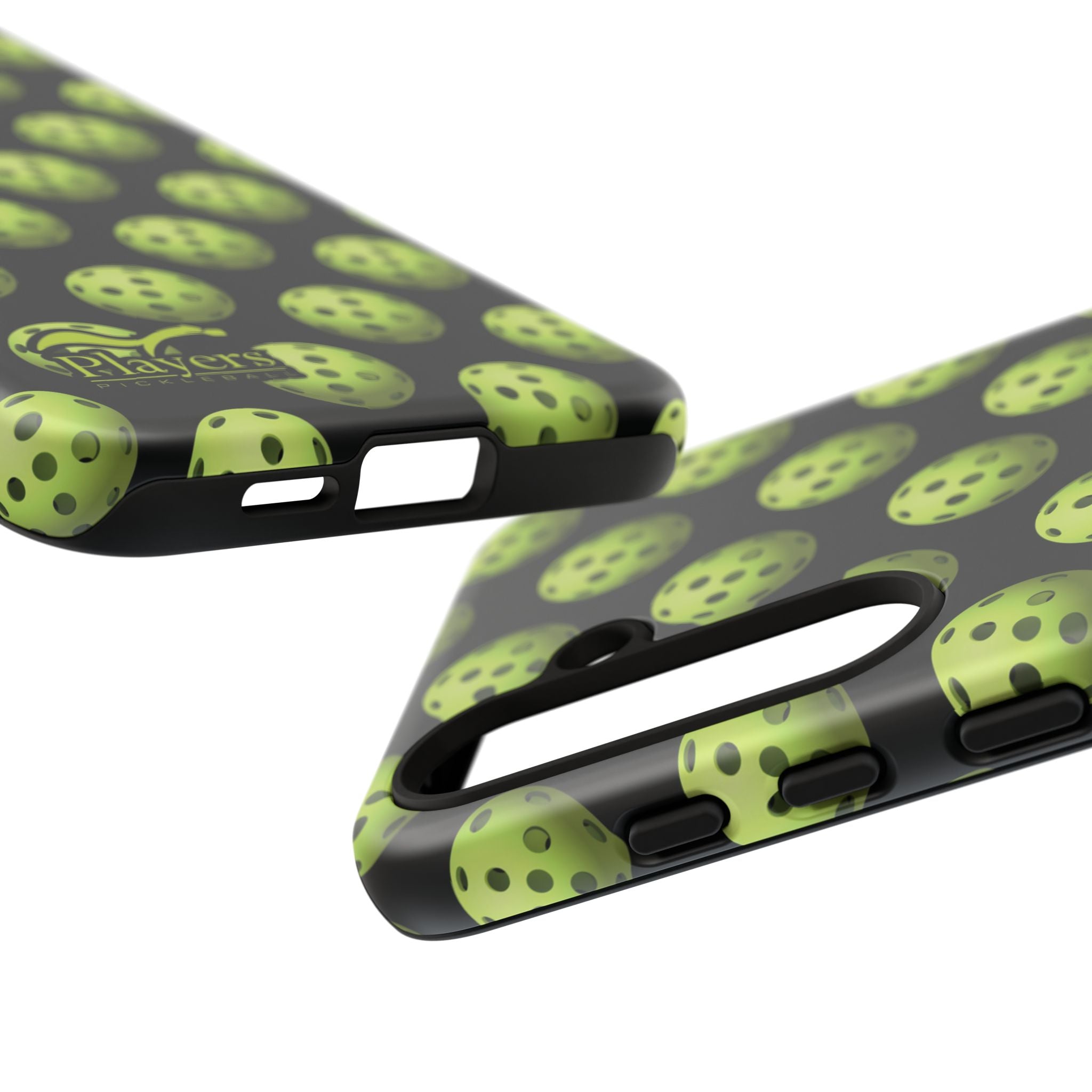 Pickleball Pattern Phone Cover (on Black)