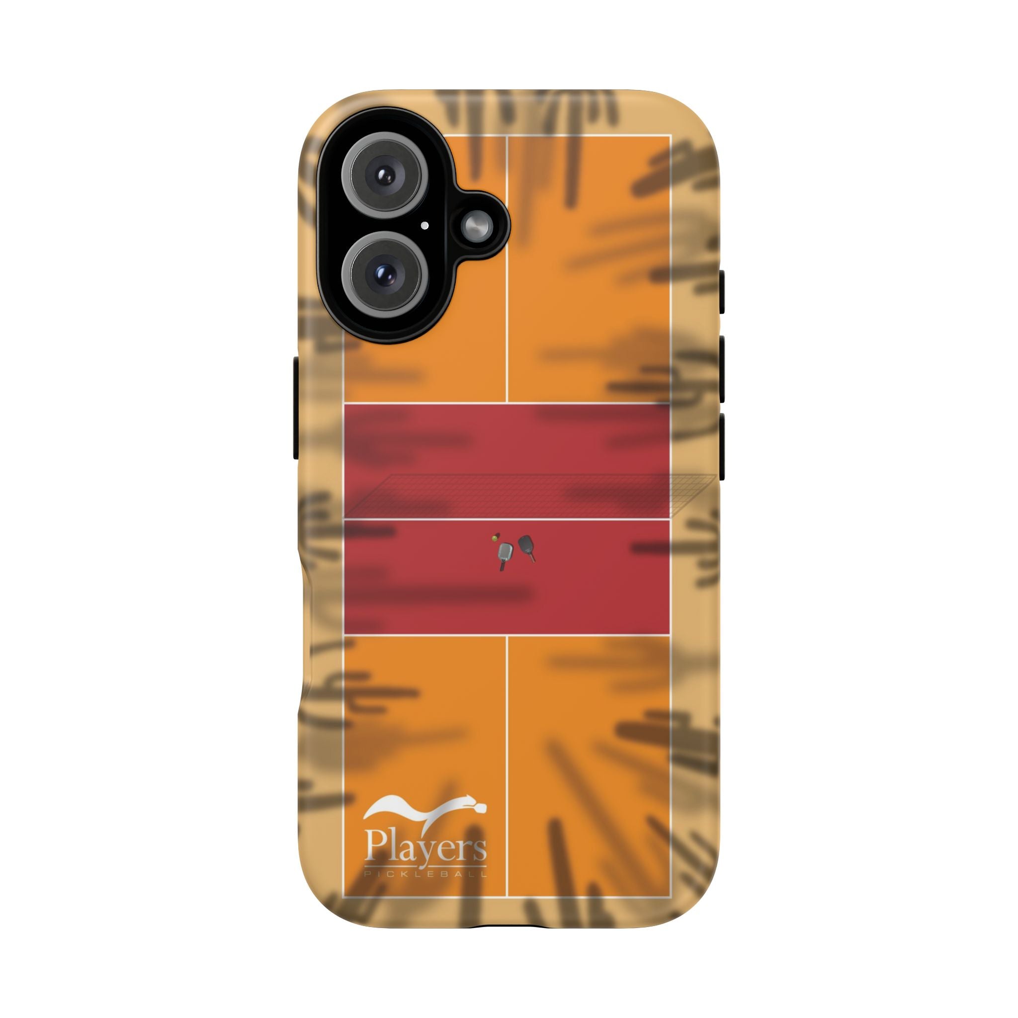 Pickleball Court Phone Cover - Southwest Saguaro Design