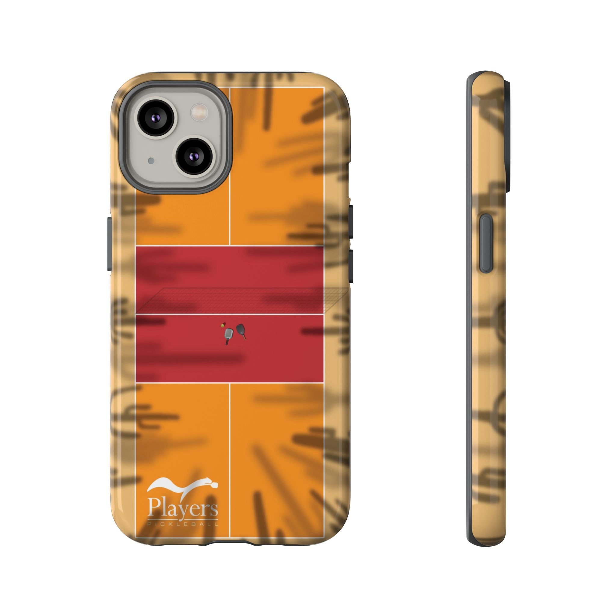 Pickleball Court Phone Cover - Southwest Saguaro Design