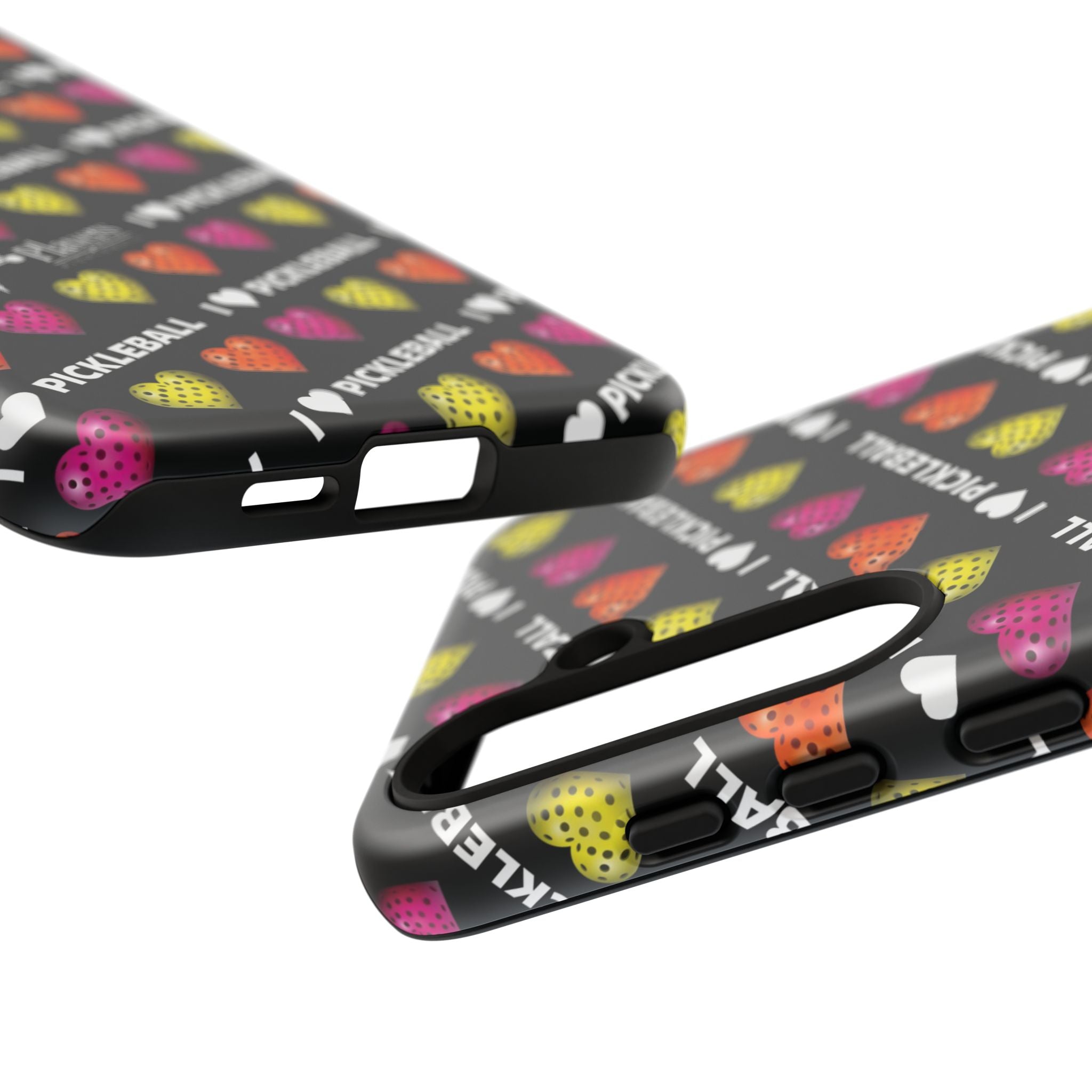 I Heart Pickleball Pattern Phone Cover