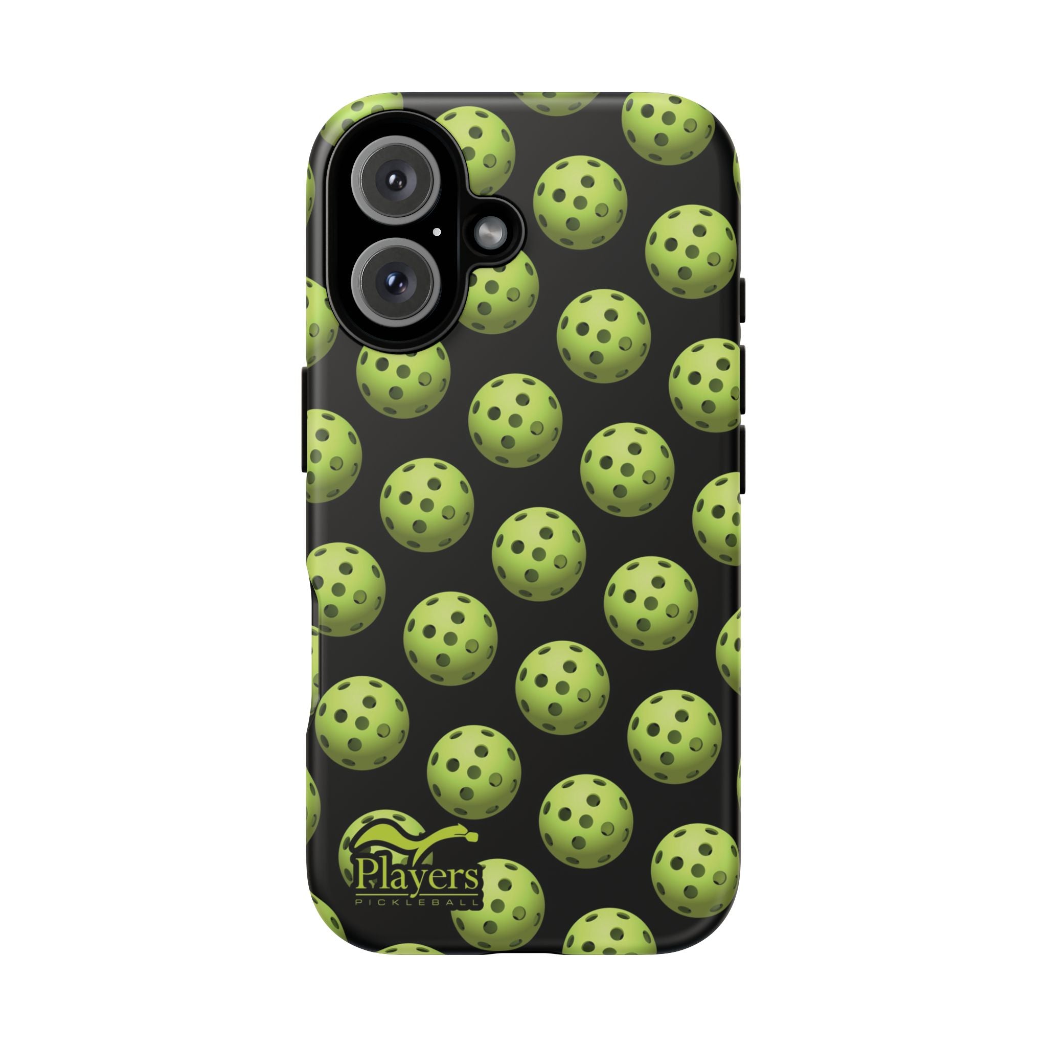 Pickleball Pattern Phone Cover (on Black)