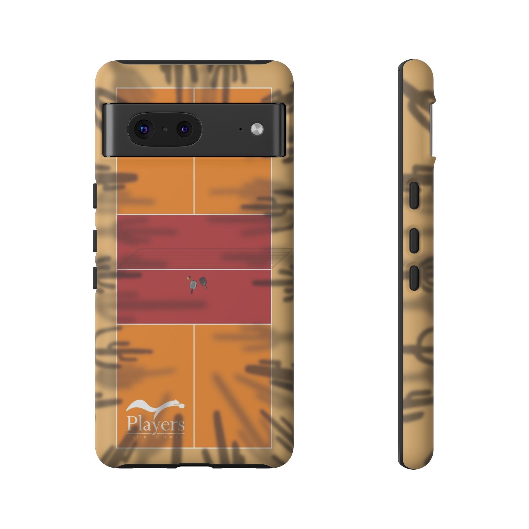 Pickleball Court Phone Cover - Southwest Saguaro Design