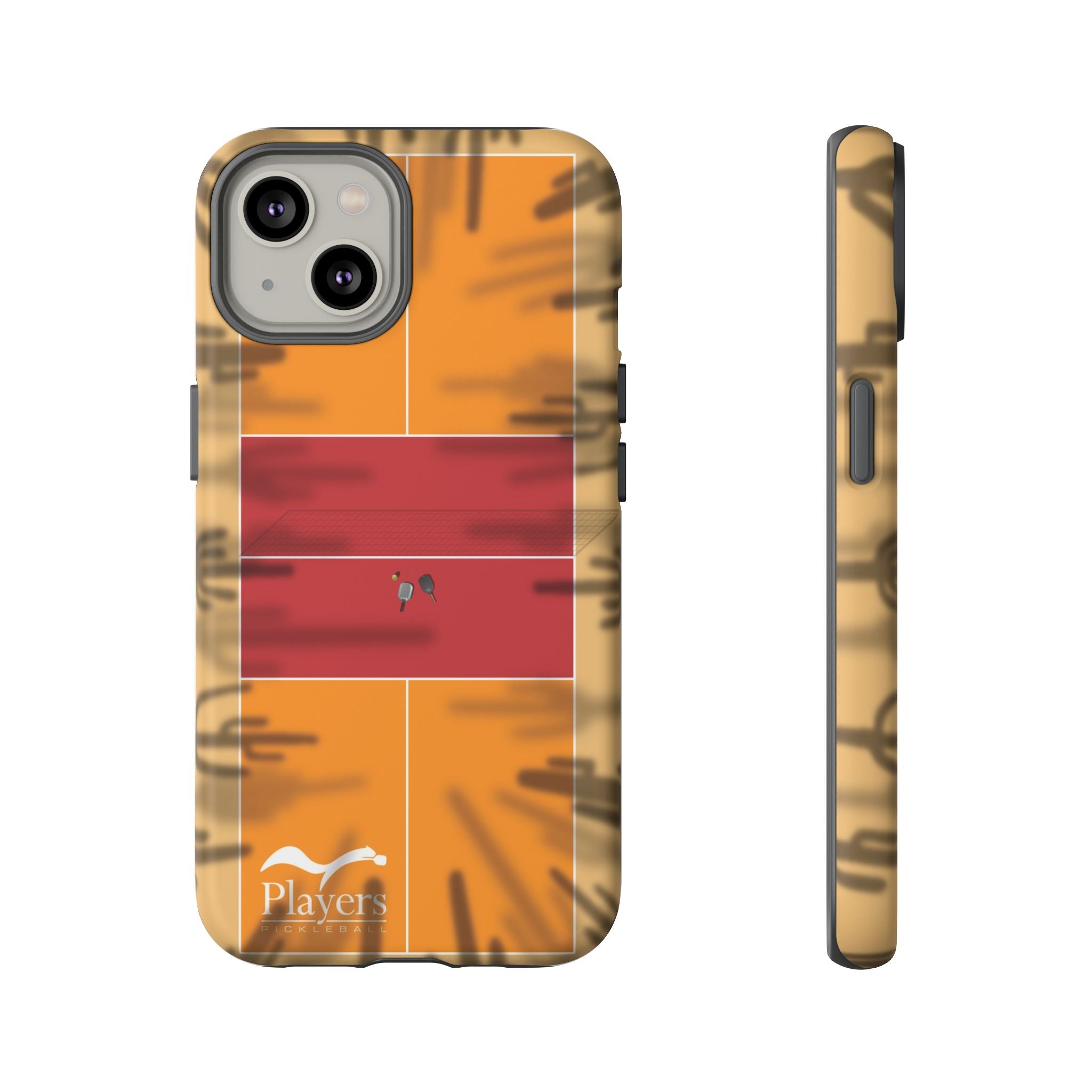 Pickleball Court Phone Cover - Southwest Saguaro Design