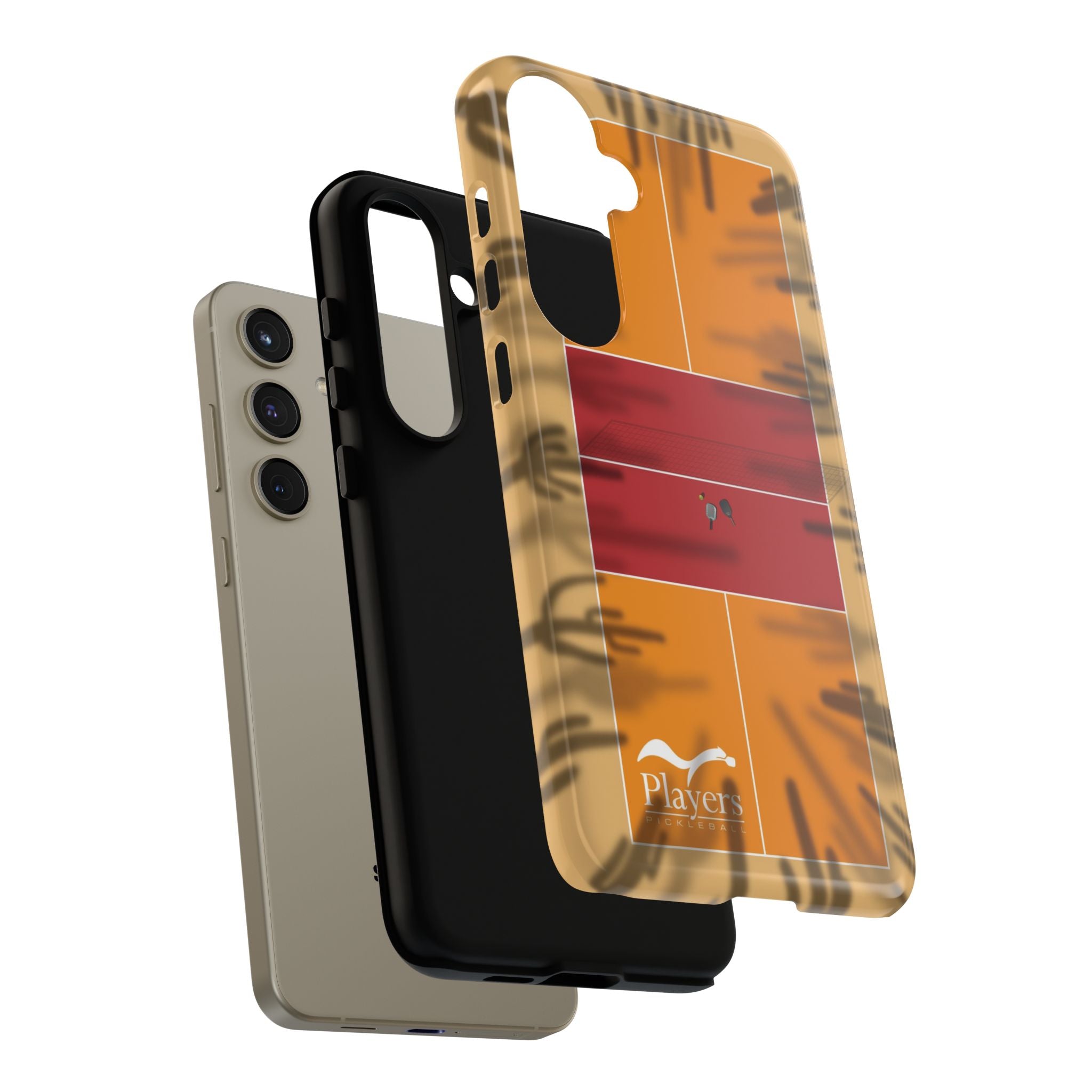 Pickleball Court Phone Cover - Southwest Saguaro Design