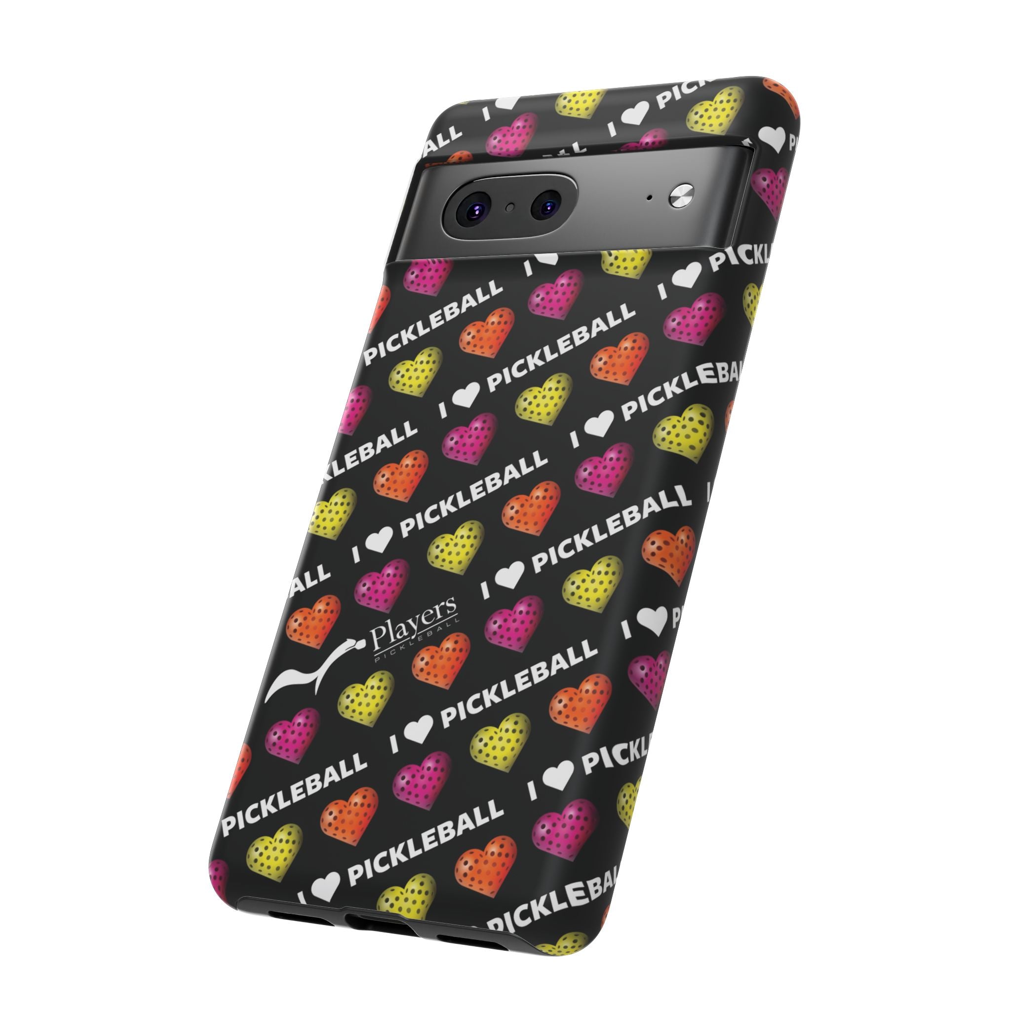 I Heart Pickleball Pattern Phone Cover