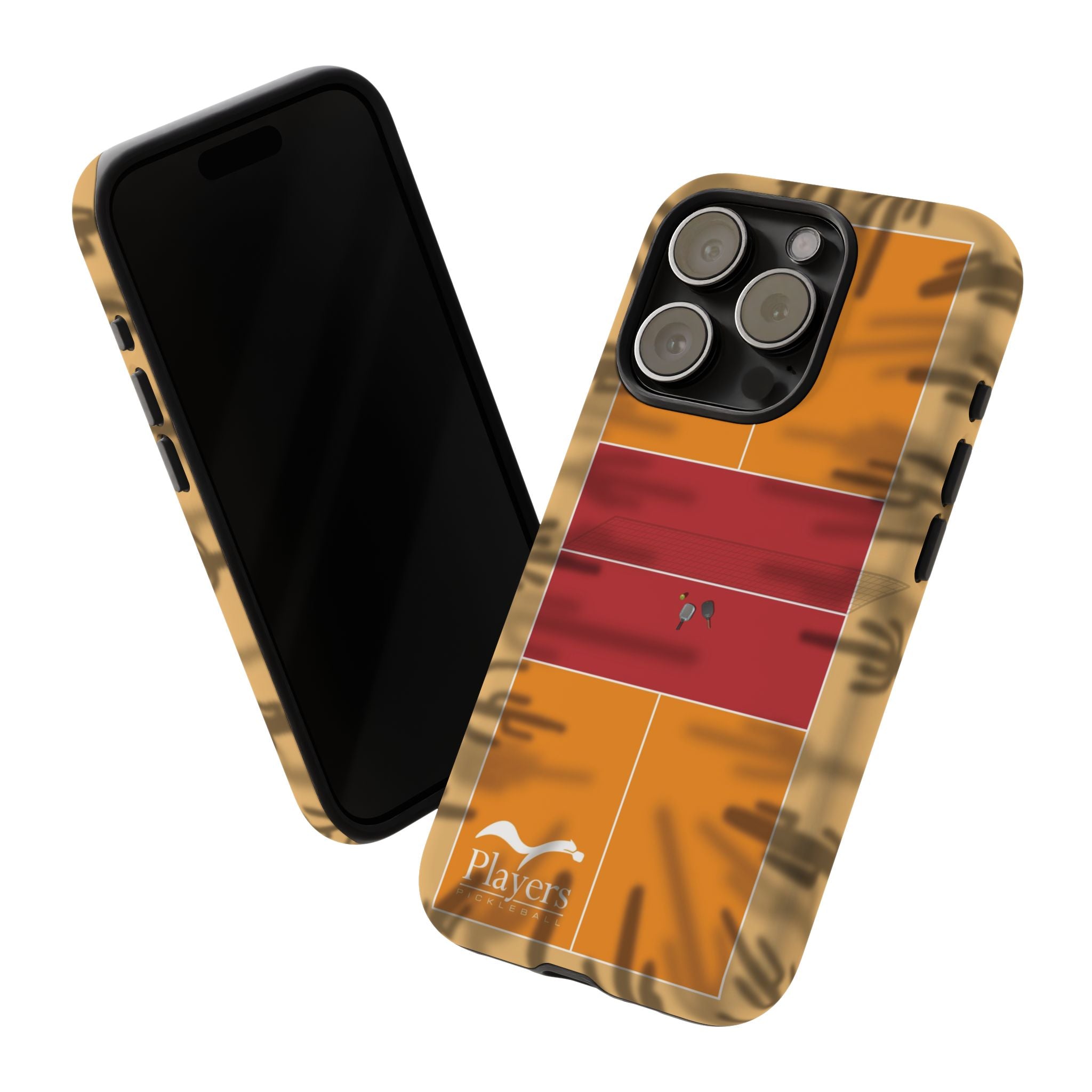 Pickleball Court Phone Cover - Southwest Saguaro Design