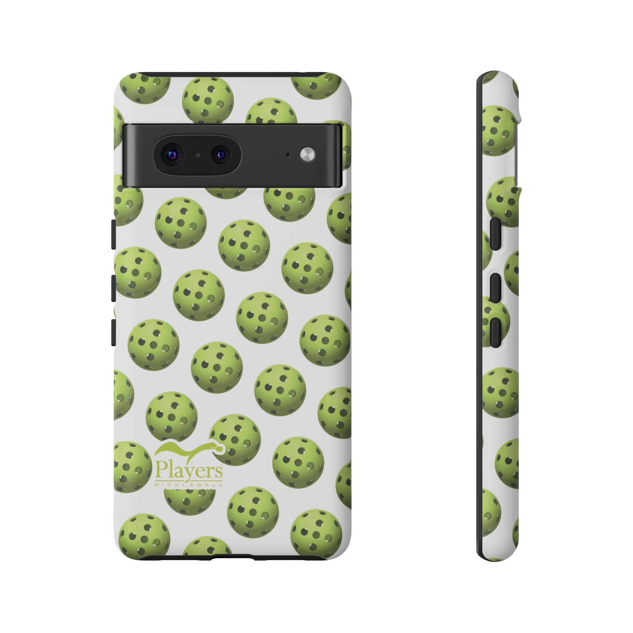 Pickleball Pattern Phone Cover (on White)