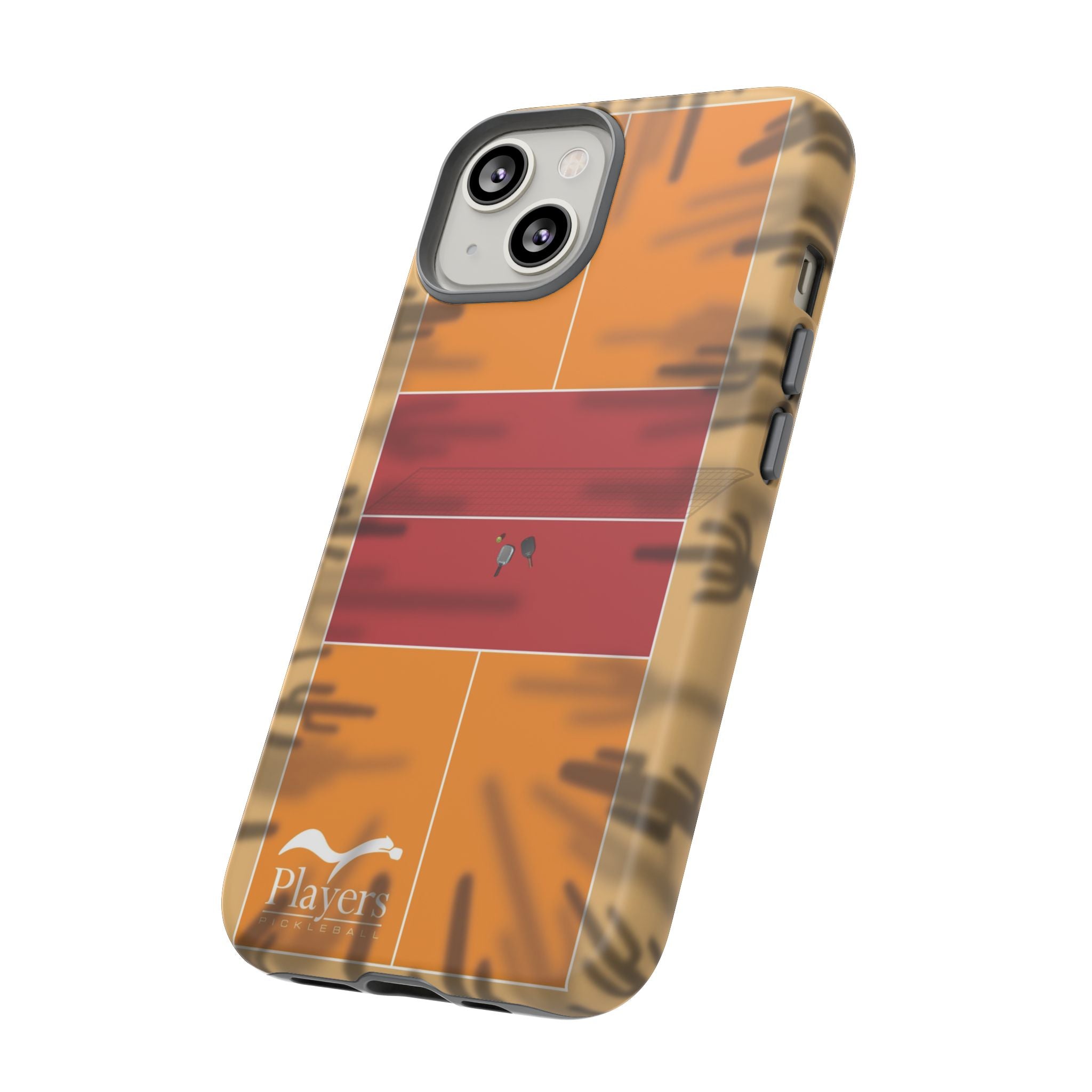 Pickleball Court Phone Cover - Southwest Saguaro Design