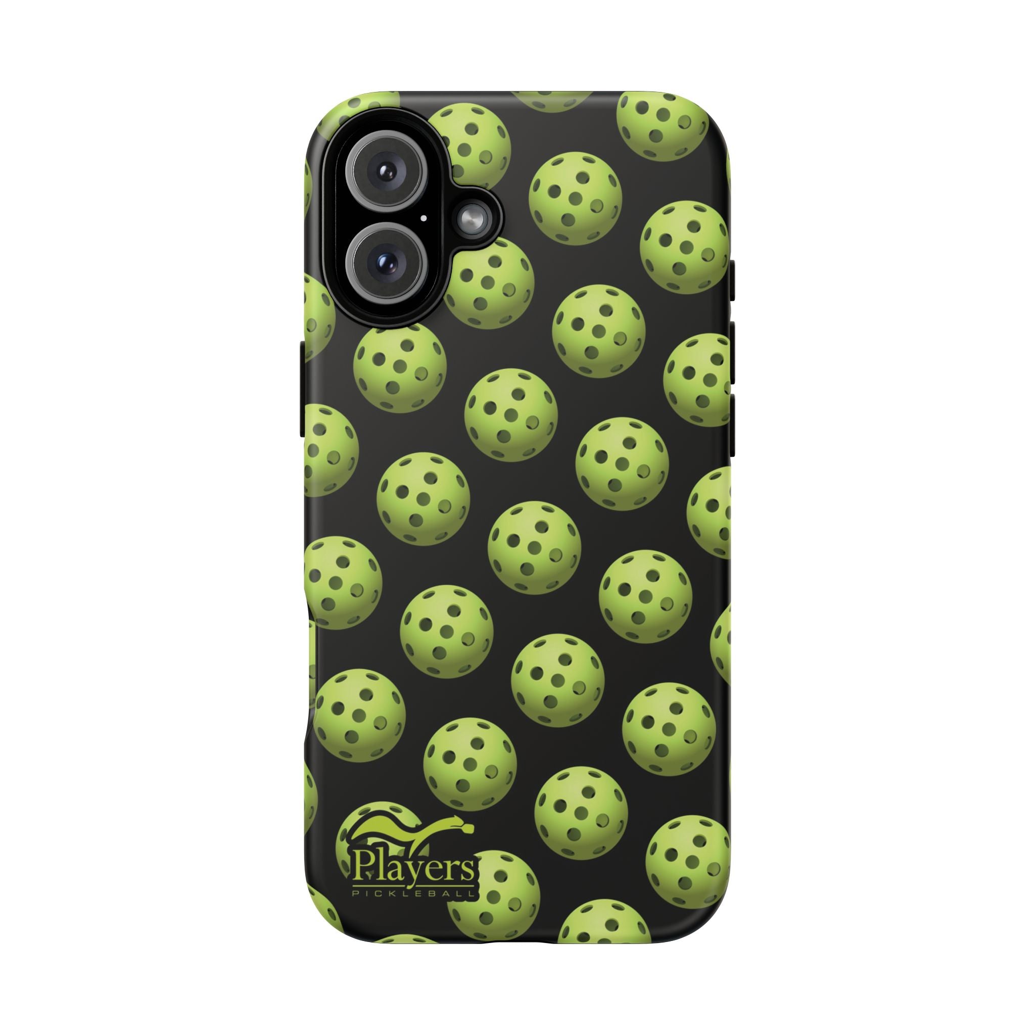 Pickleball Pattern Phone Cover (on Black)