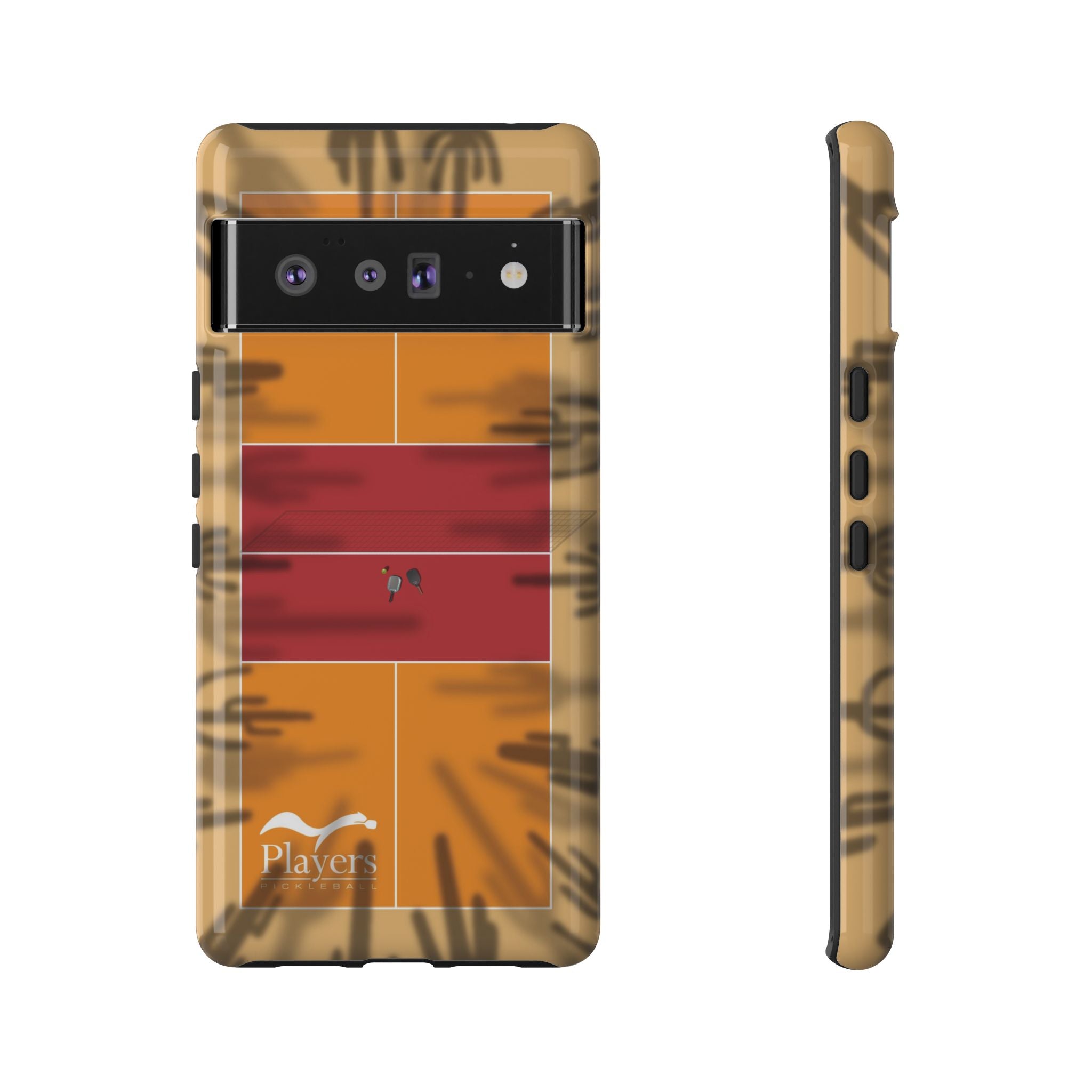 Pickleball Court Phone Cover - Southwest Saguaro Design