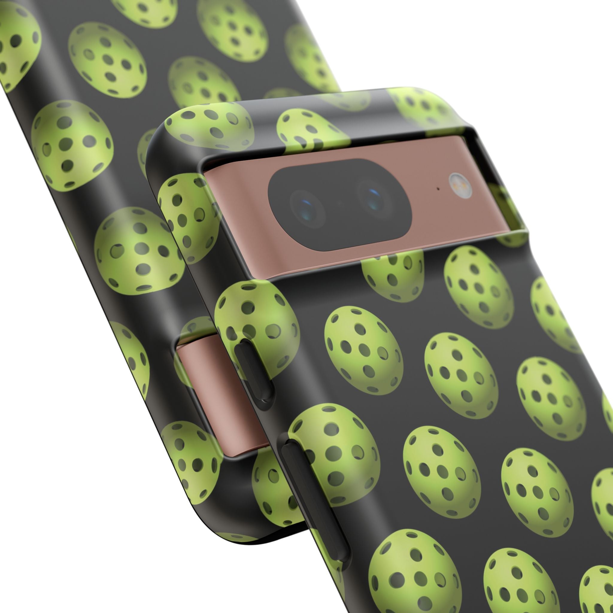 Pickleball Pattern Phone Cover (on Black)