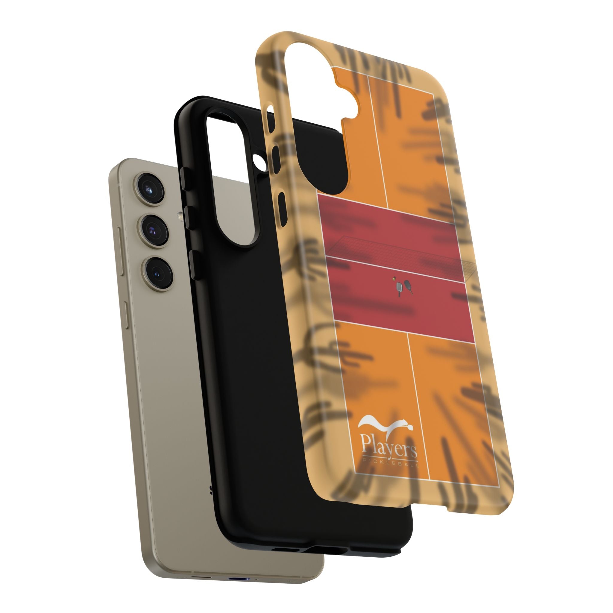 Pickleball Court Phone Cover - Southwest Saguaro Design