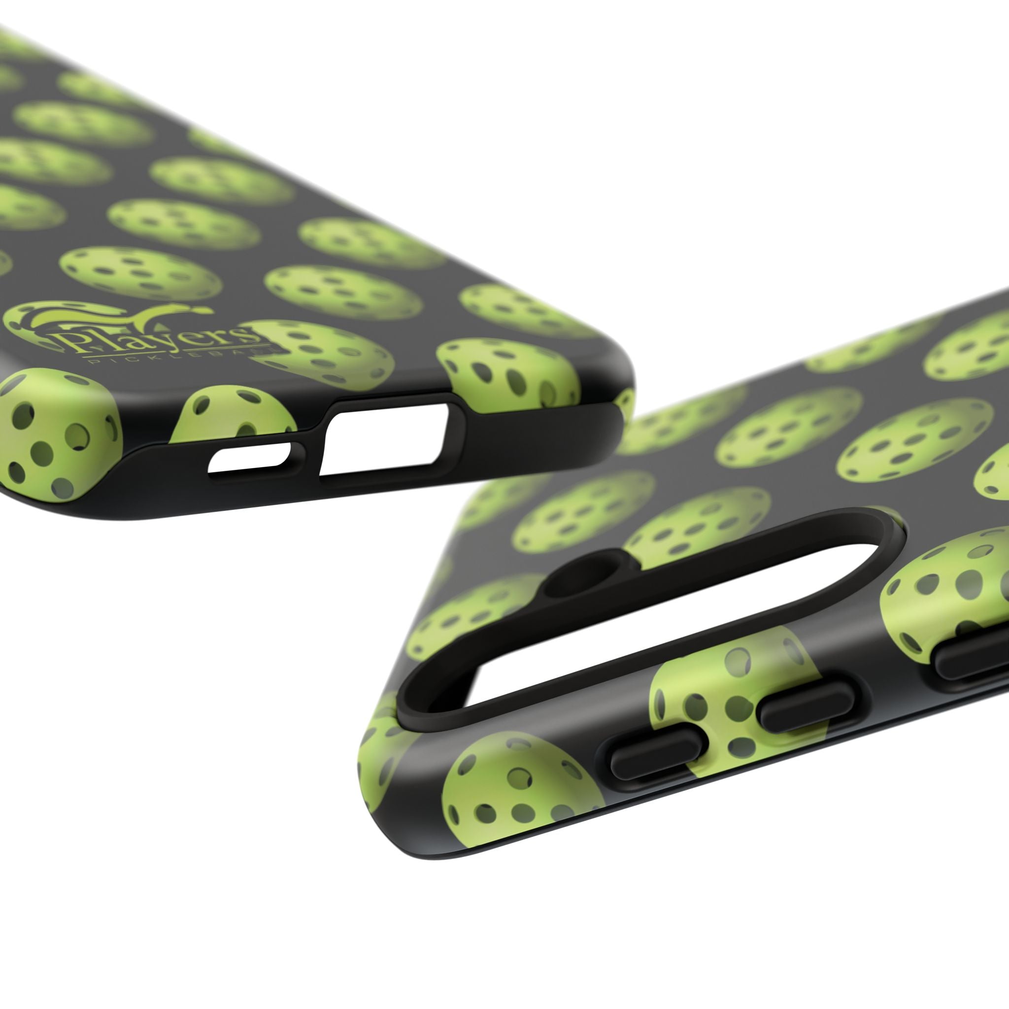 Pickleball Pattern Phone Cover (on Black)