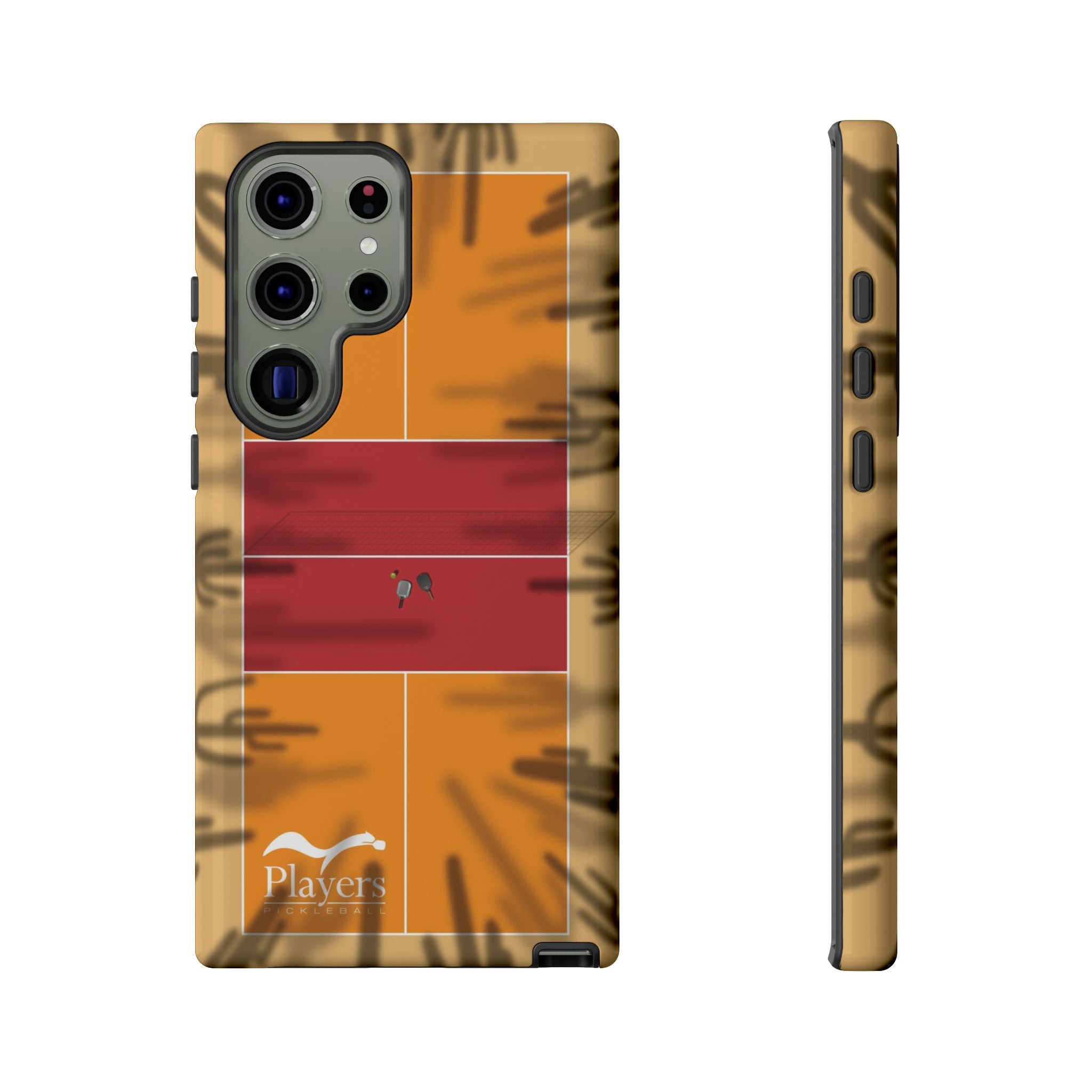 Pickleball Court Phone Cover - Southwest Saguaro Design