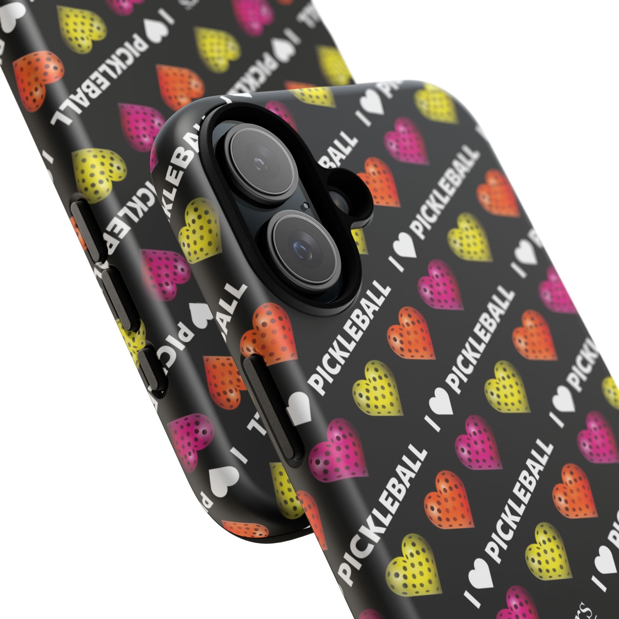 I Heart Pickleball Pattern Phone Cover