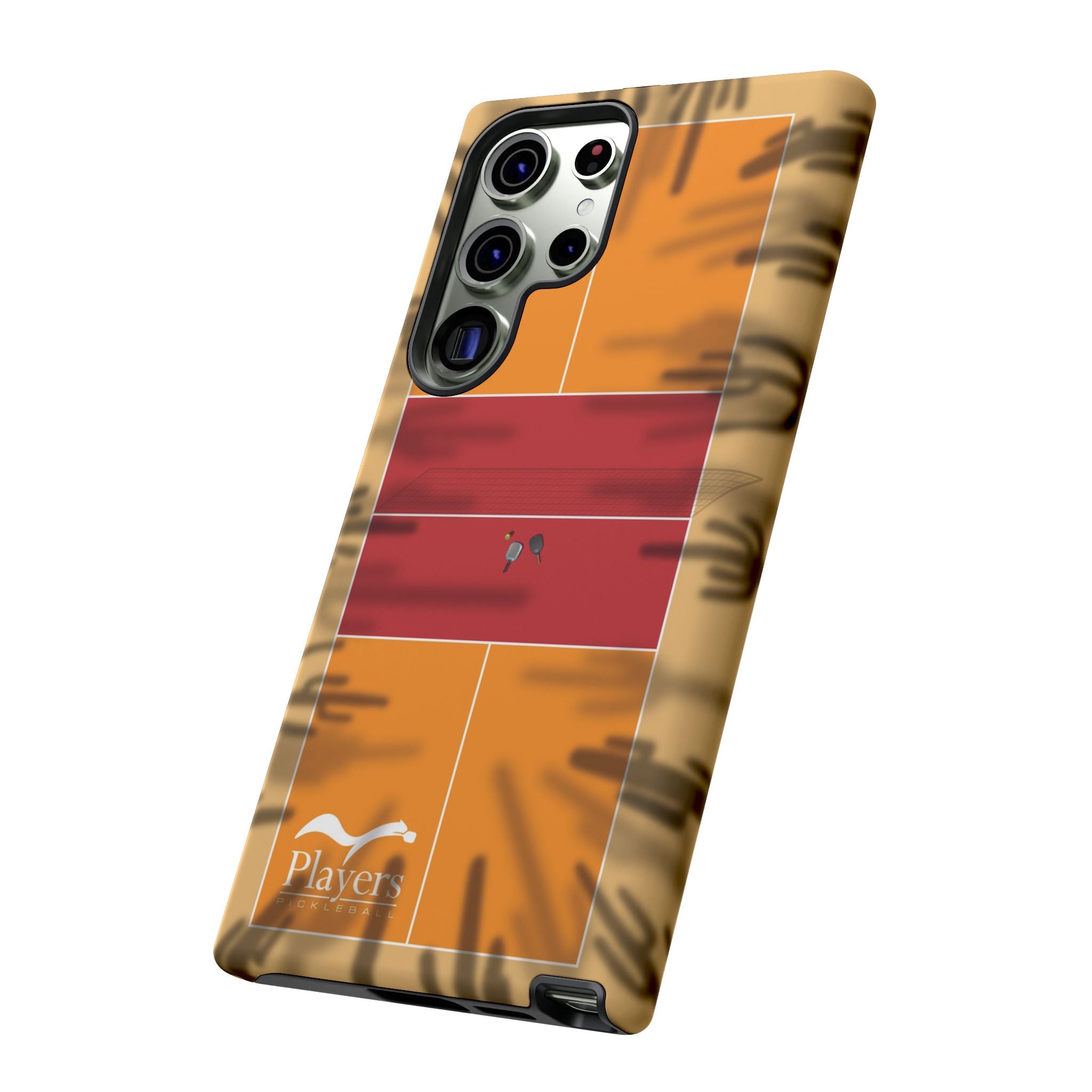 Pickleball Court Phone Cover - Southwest Saguaro Design